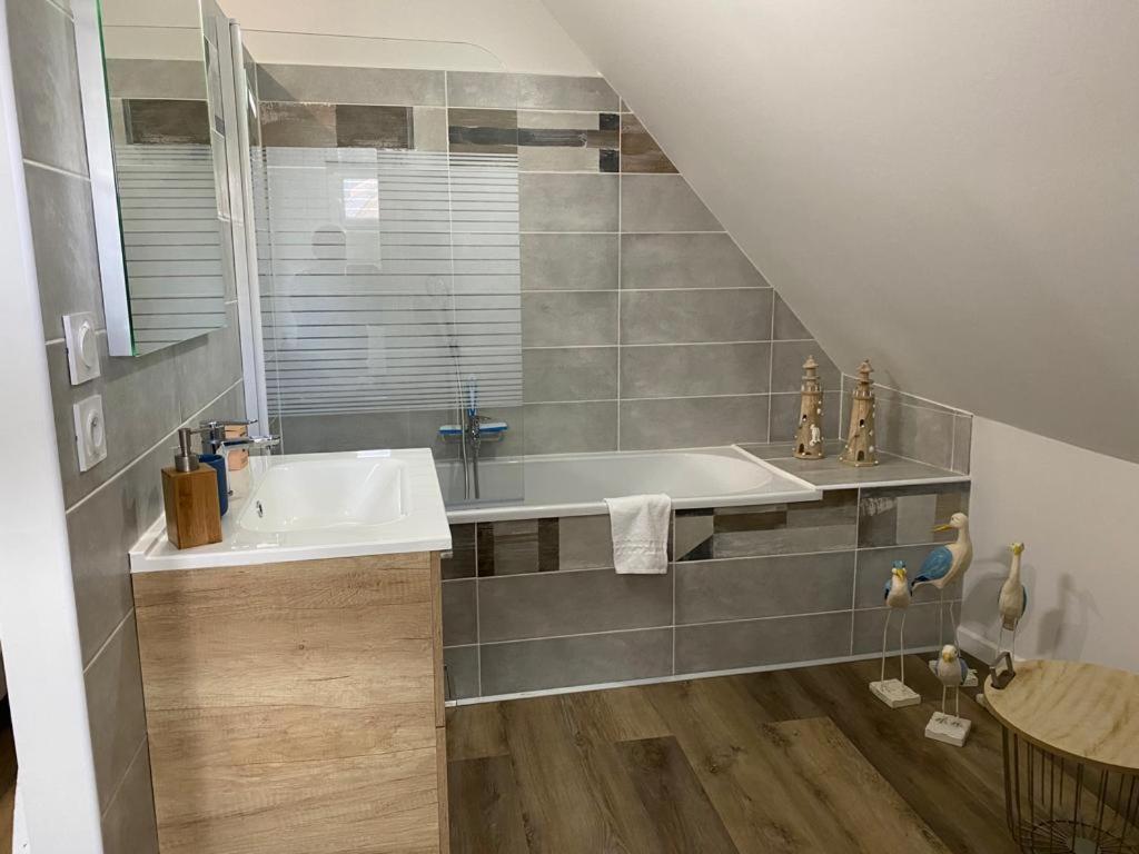 Chez Soline - Le Duplex Climatise อองบวส ภายนอก รูปภาพ